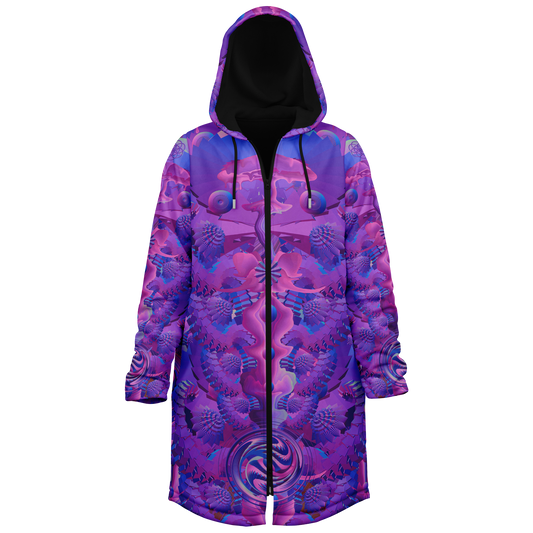 Shroom Flower of Life Purple Cloak