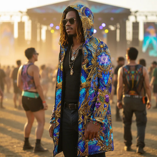 Cosmic Cross Gold Cloak