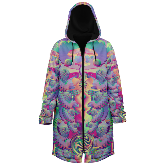 Shroom Flower of Life Pastel Rainbow Cloak