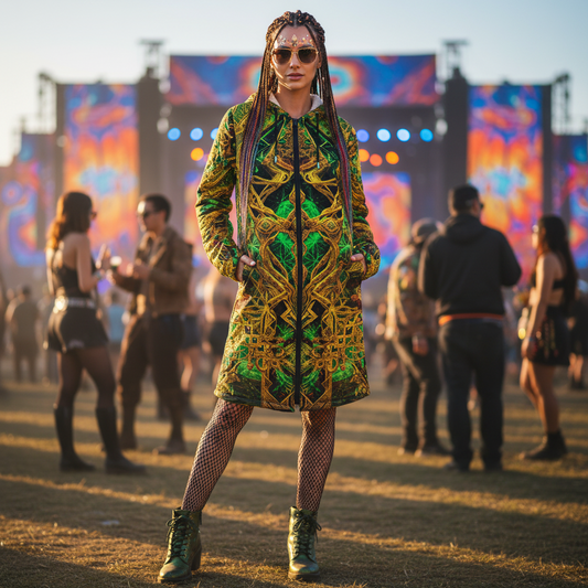 Cosmic Cross Yellow Cloak