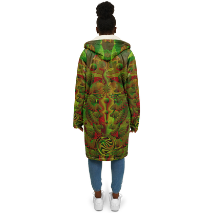 Shroom Flower of Life Green Cloak