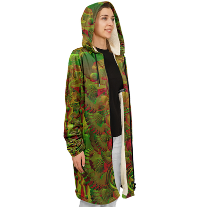 Shroom Flower of Life Green Cloak