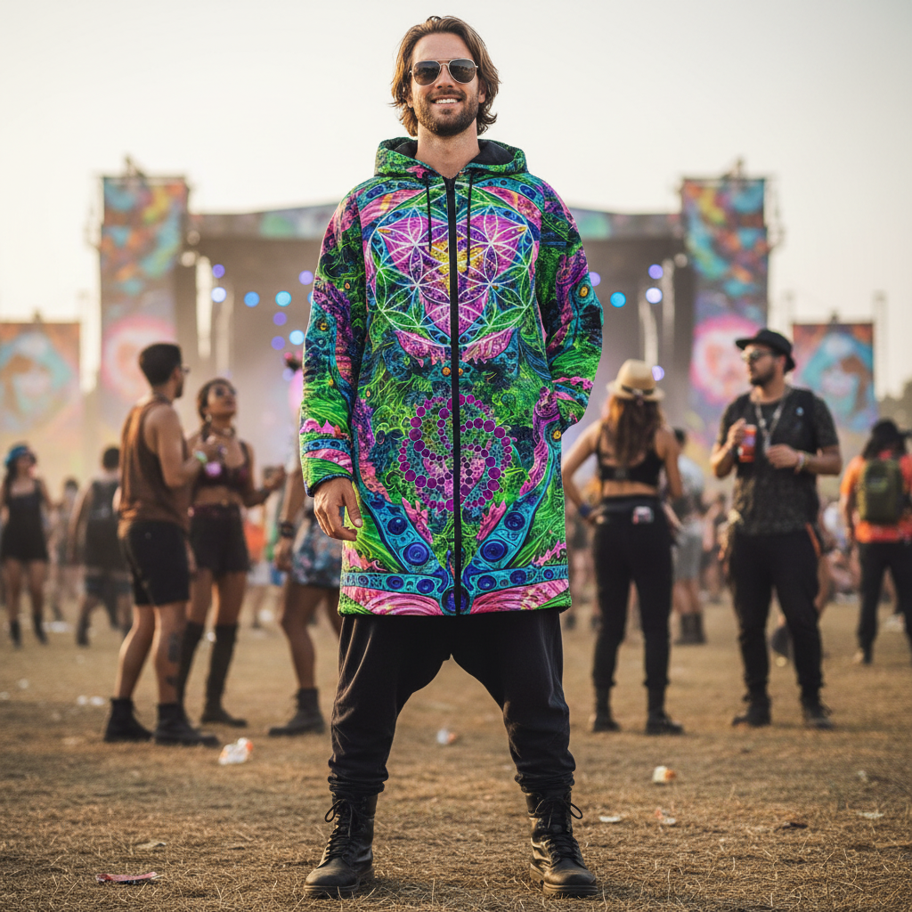 Psy Tribal Shroom Cloak