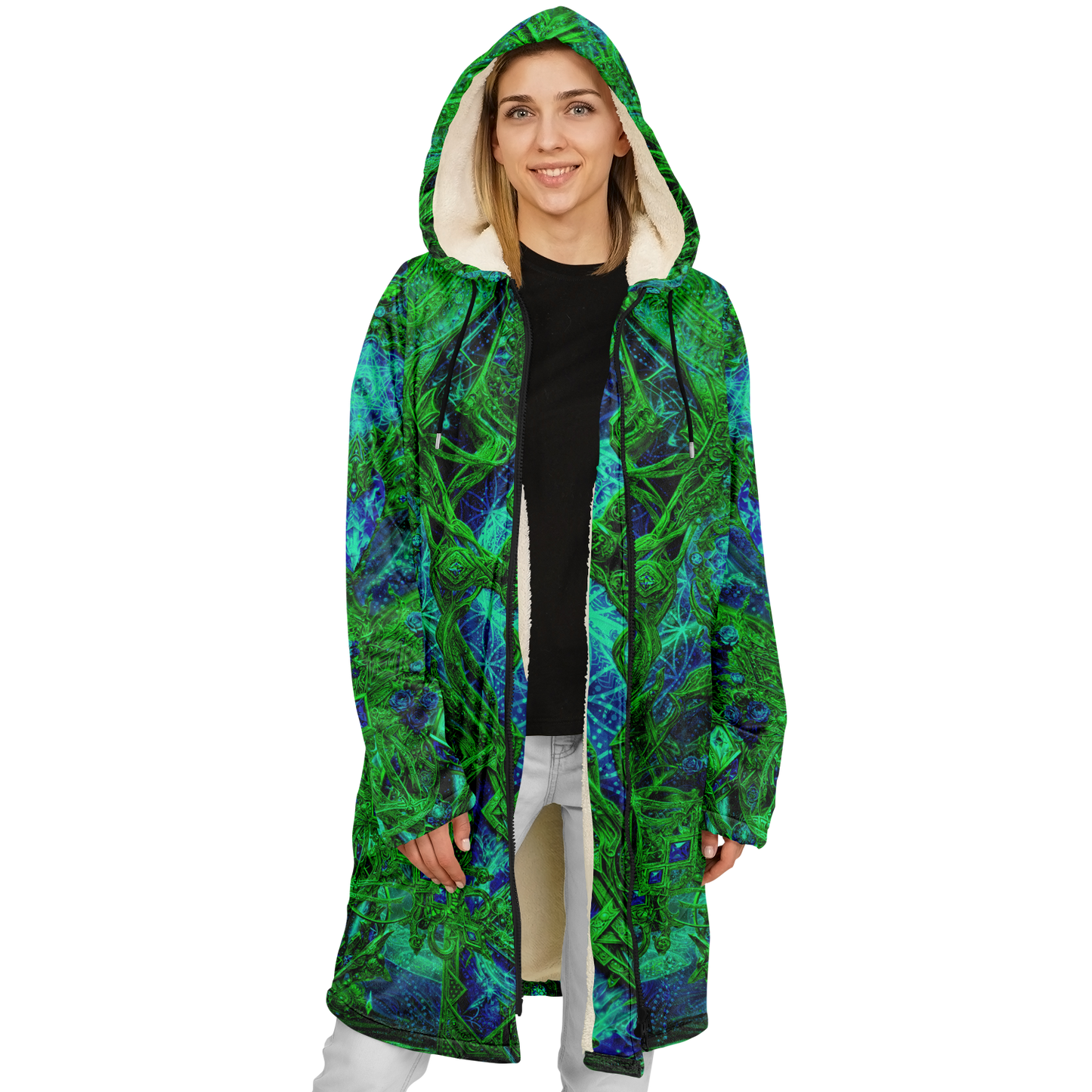 Cosmic Cross Green Cloak