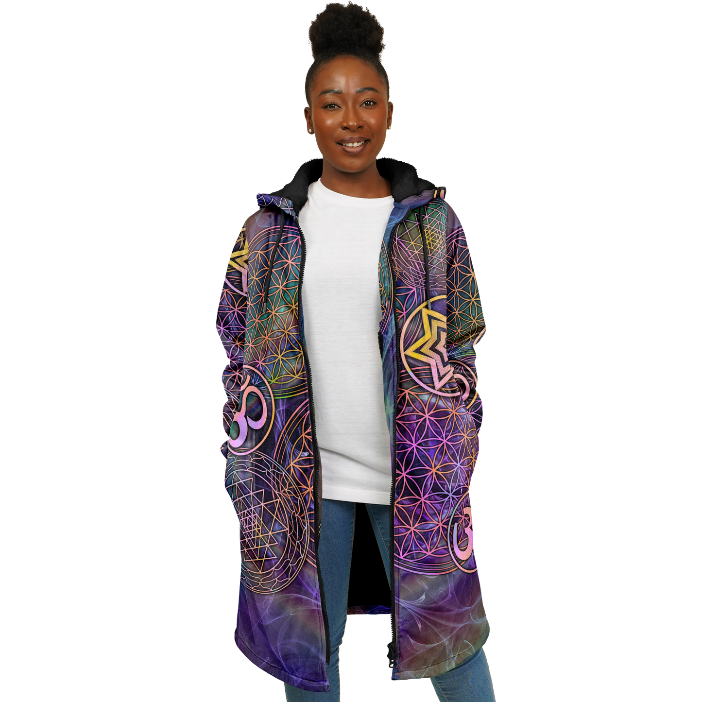 Sacred Geo Dark Cloak