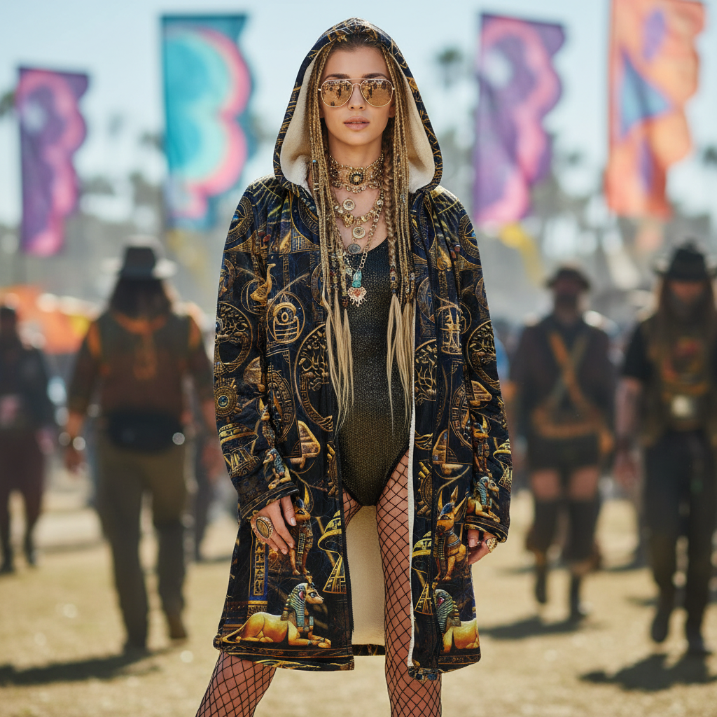 Egyptian Atlantis Gold Cloak