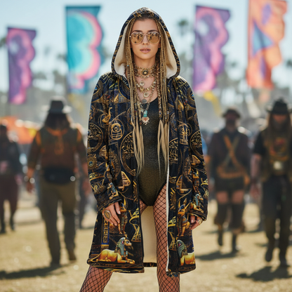 Egyptian Atlantis Gold Cloak