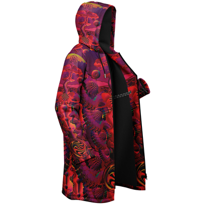 Shroom Flower of Life Red Cloak
