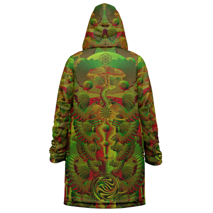 Shroom Flower of Life Green Cloak