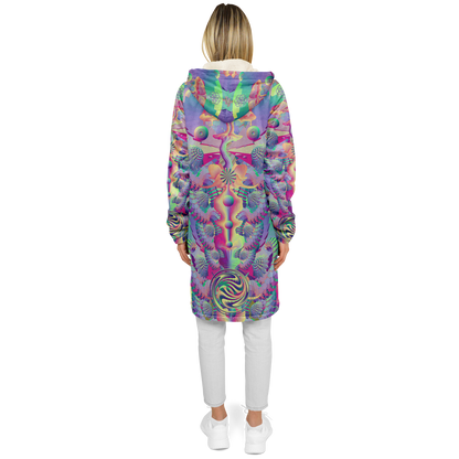 Shroom Flower of Life Pastel Rainbow Cloak