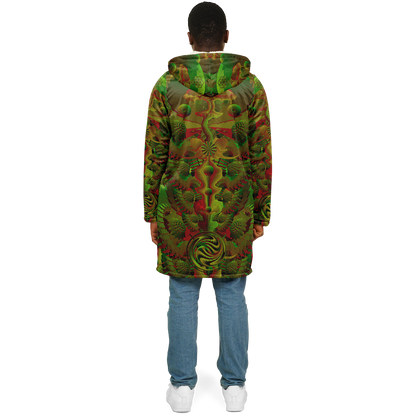 Shroom Flower of Life Green Cloak