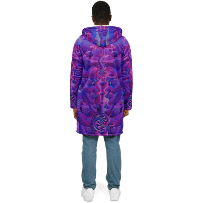 Shroom Flower of Life Purple Cloak