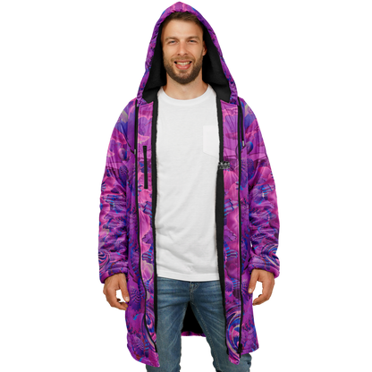 Shroom Flower of Life Pink Cloak
