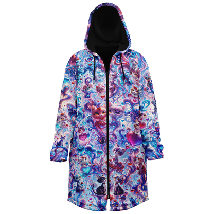 Valentine Day Cats Cloak