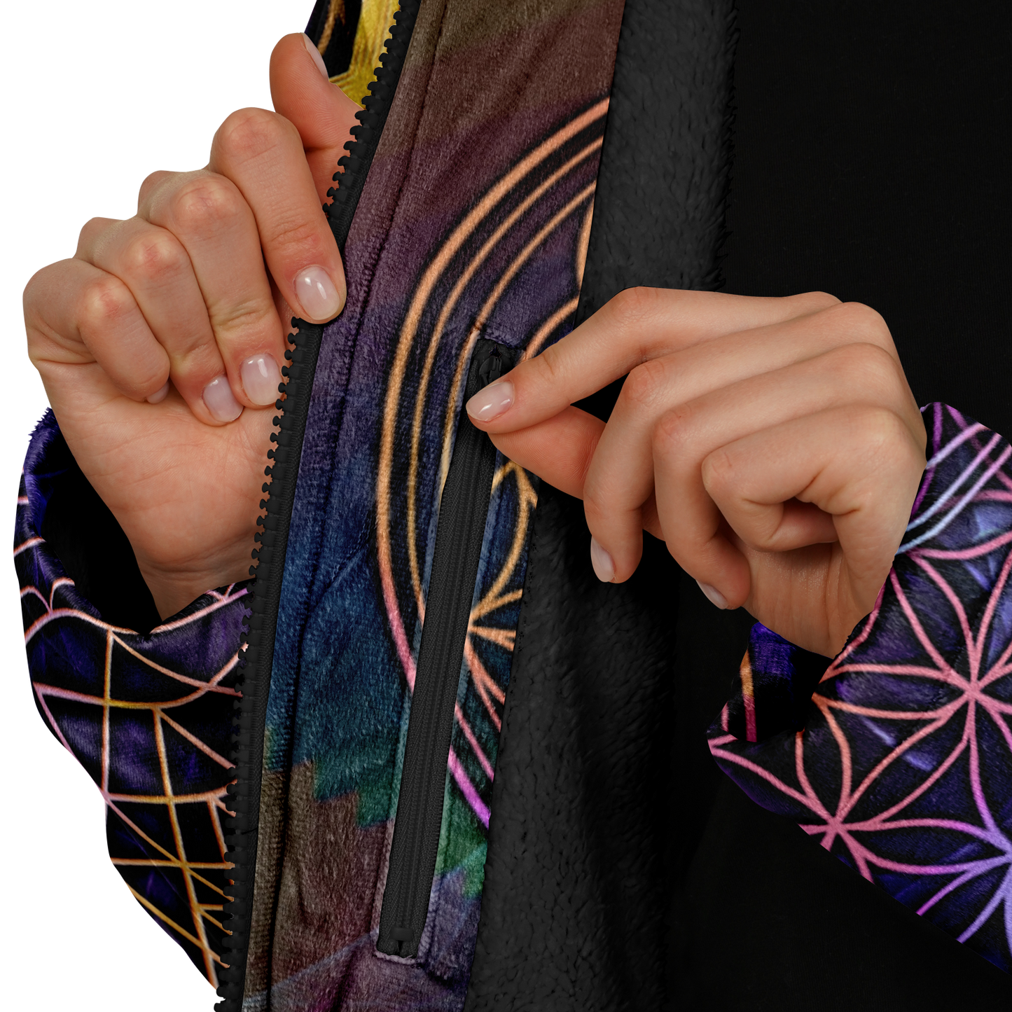 Sacred Geo Dark Cloak
