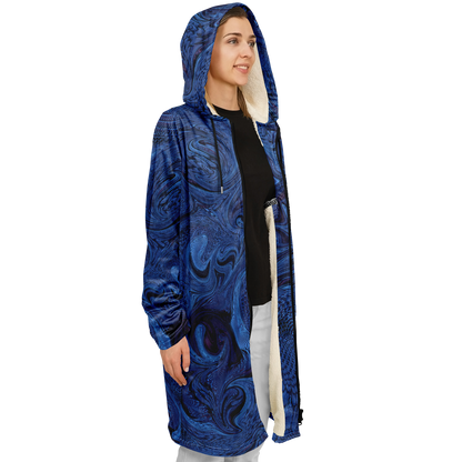Metallic Blue Fractal Cloak