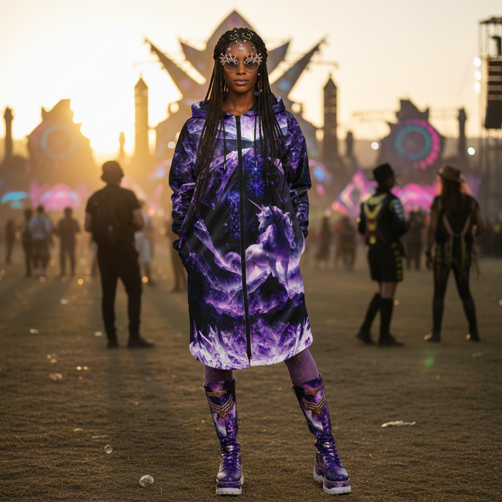 Amethyst Unicorn Cloak