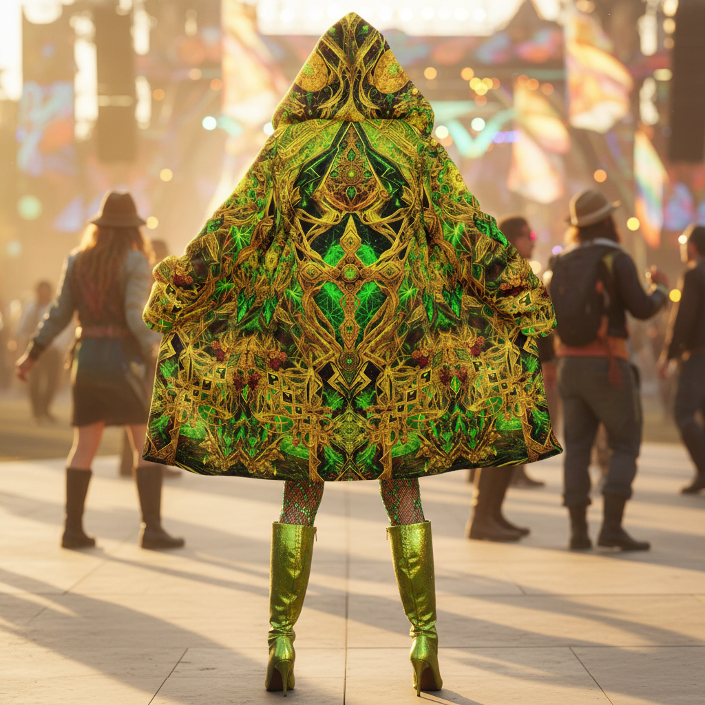 Cosmic Cross Yellow Cloak