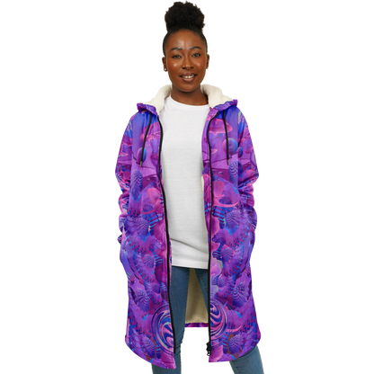 Shroom Flower of Life Purple Cloak