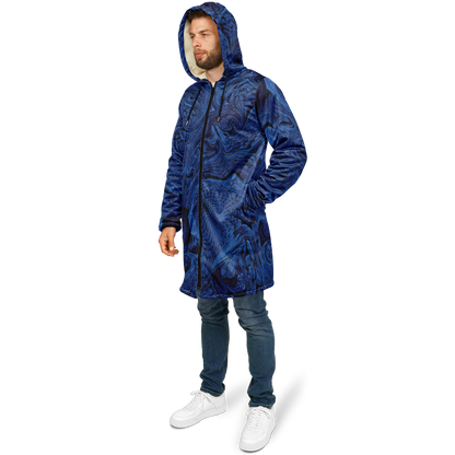 Metallic Blue Fractal Cloak