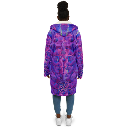 Shroom Flower of Life Purple Cloak