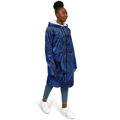 Metallic Blue Fractal Cloak