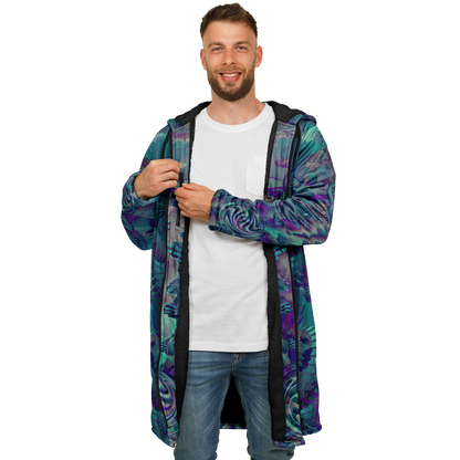 Shroom Flower of Life Teal Cloak