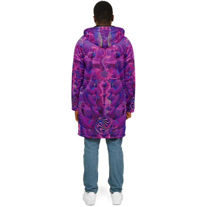 Shroom Flower of Life Pink Cloak
