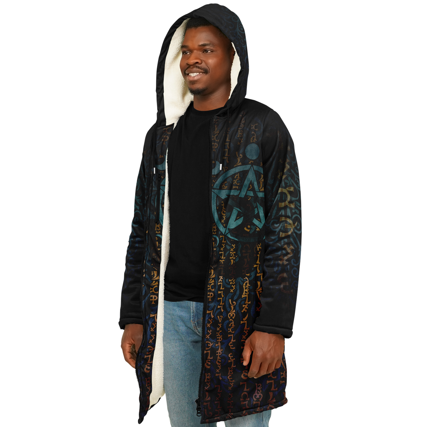 Enochian Vision Teal Cloak