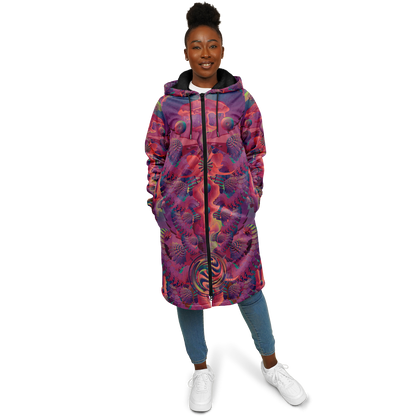 Shroom Flower of Life Fuchsia Cloak