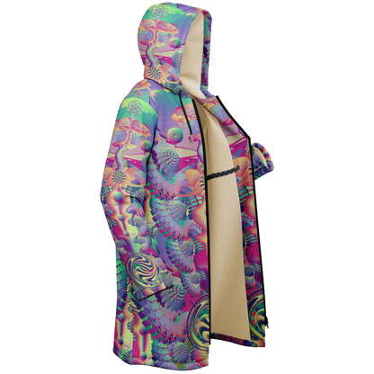 Shroom Flower of Life Pastel Rainbow Cloak
