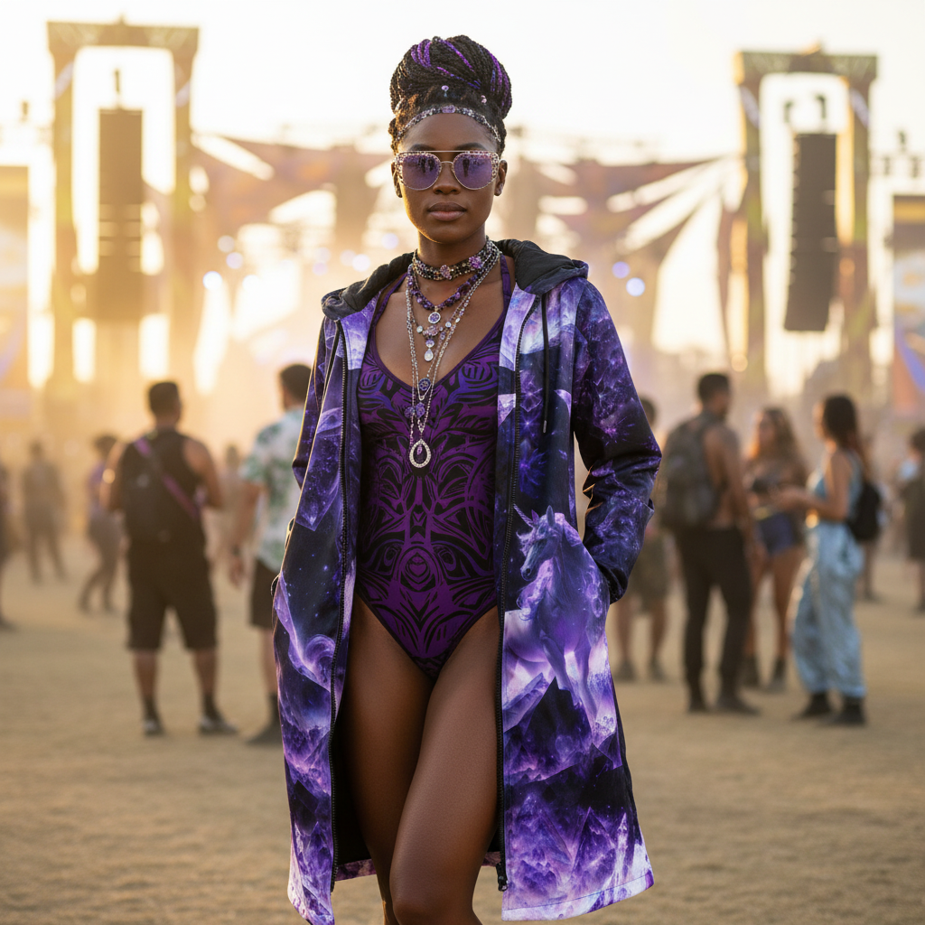 Amethyst Unicorn Cloak