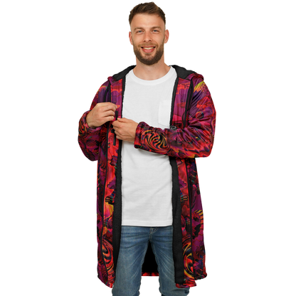 Shroom Flower of Life Red Cloak
