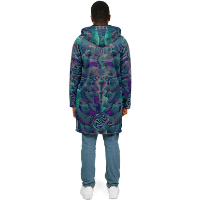 Shroom Flower of Life Teal Cloak