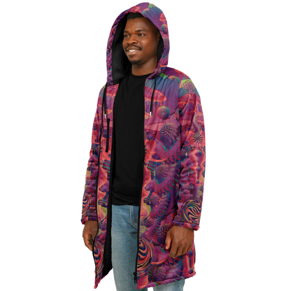 Shroom Flower of Life Fuchsia Cloak