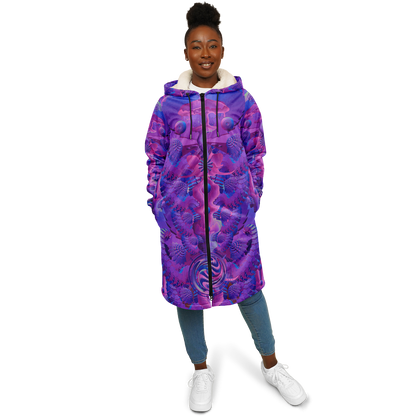 Shroom Flower of Life Purple Cloak