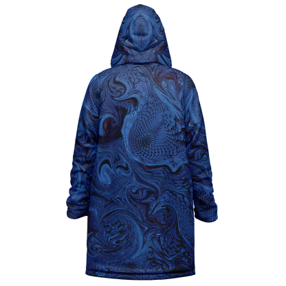 Metallic Blue Fractal Cloak
