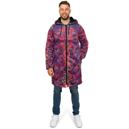 Shroom Flower of Life Fuchsia Cloak