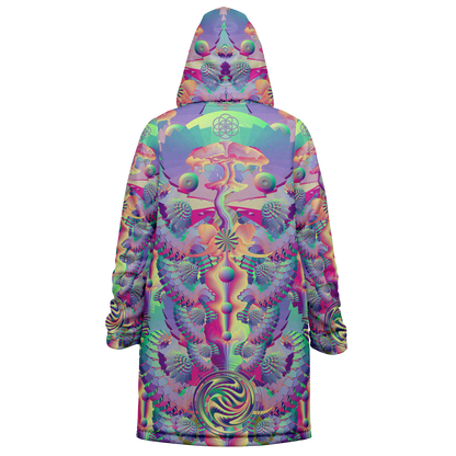 Shroom Flower of Life Pastel Rainbow Cloak