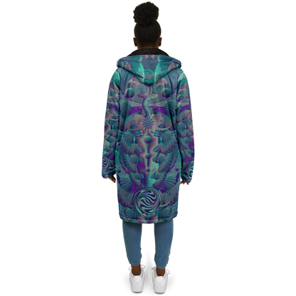Shroom Flower of Life Teal Cloak