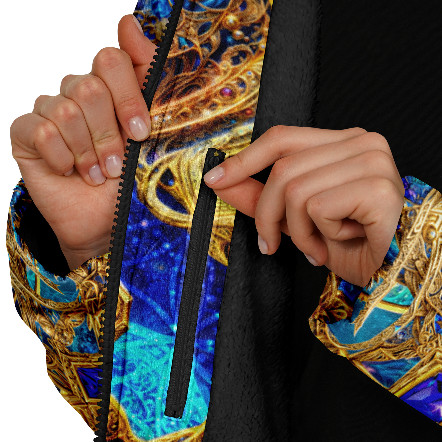 Cosmic Cross Gold Cloak