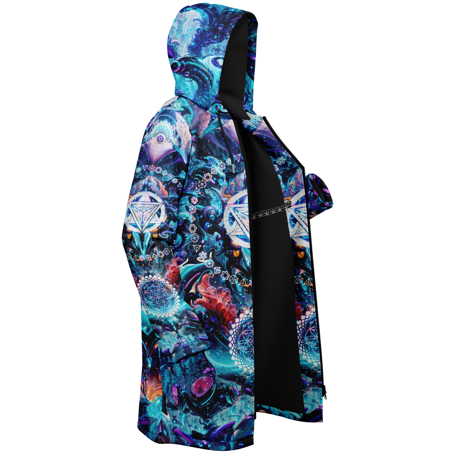 Alien Cyber Punk Mech Cloak