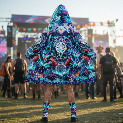 Alien Cyber Punk Mech Cloak