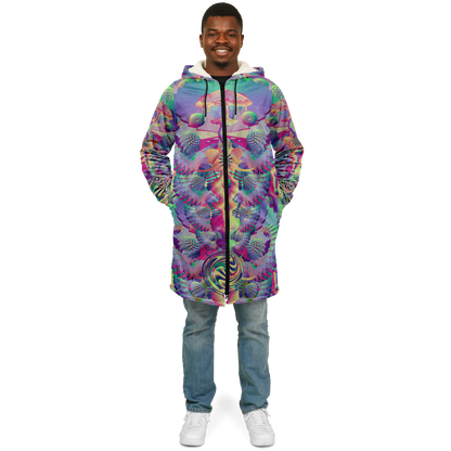 Shroom Flower of Life Pastel Rainbow Cloak