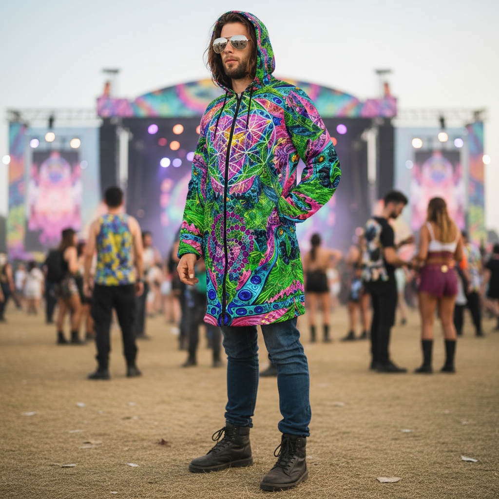 Psy Tribal Shroom Cloak