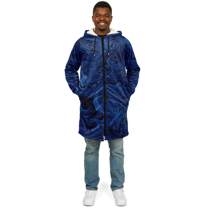 Metallic Blue Fractal Cloak