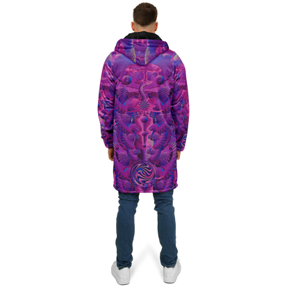 Shroom Flower of Life Pink Cloak