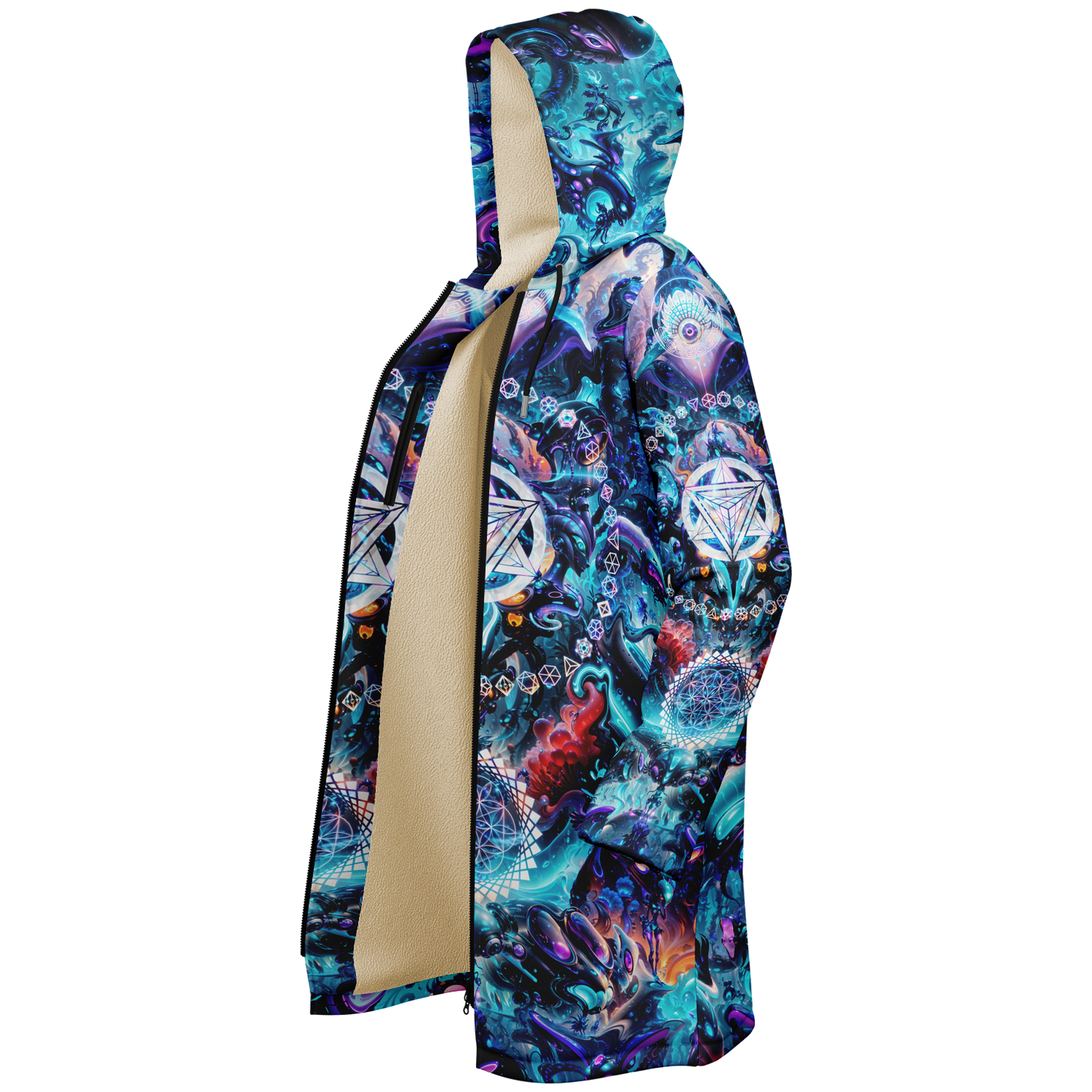 Alien Cyber Punk Mech Cloak