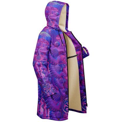 Shroom Flower of Life Purple Cloak