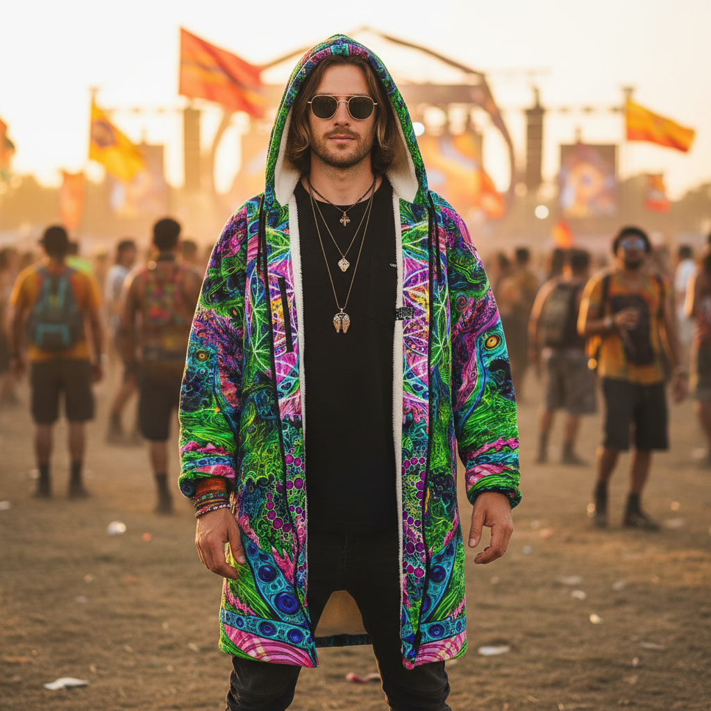 Psy Tribal Shroom Cloak